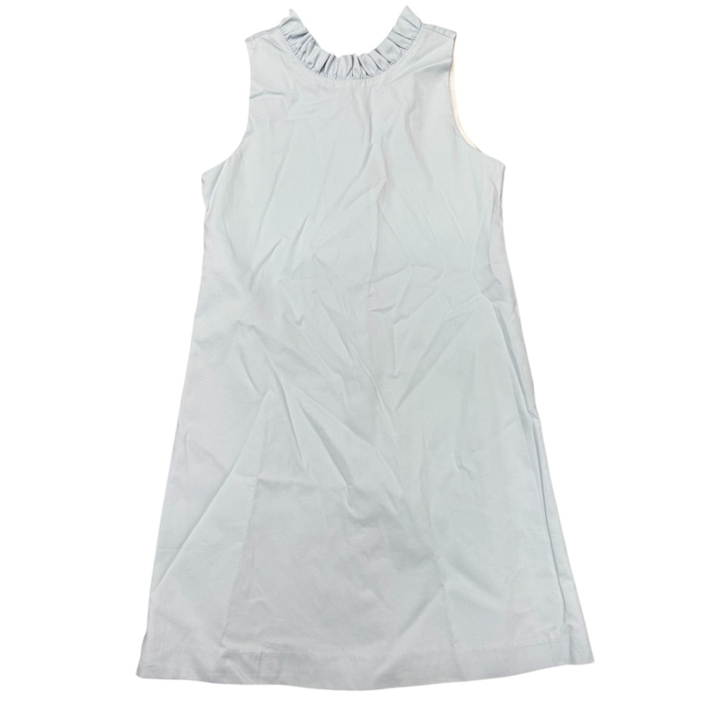 Little English Light Blue Button Back Dress